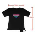 Camisetas LED Coração G
