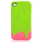 Case Sorvete Verde e Rosa