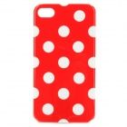 Case Poá Vermelho e Branco