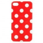 Case Poá Vermelho e Branco