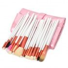 Kit 20 pincéis Branco e Rosa