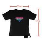 Camisetas LED Coração M